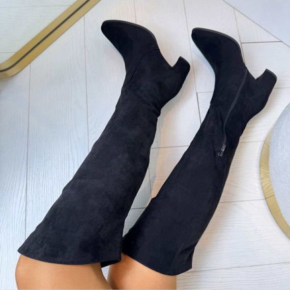 SOPHIE SUEDINE LAARS DES8038 BLACK/SUE