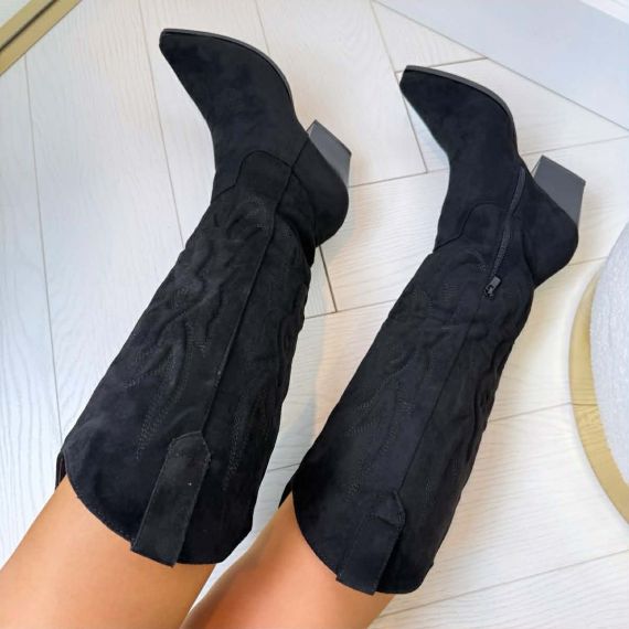 CELINE COWBOY LAARS 9697A-1 BLACK