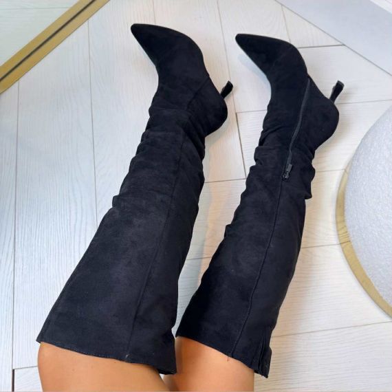 VEGAS SUEDINE LAARS **DES8076** BLACK/SUE