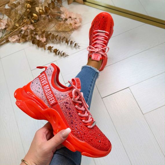 STEVE MADDEN SNEAKER MISTICA 3208 RED ORANGE
