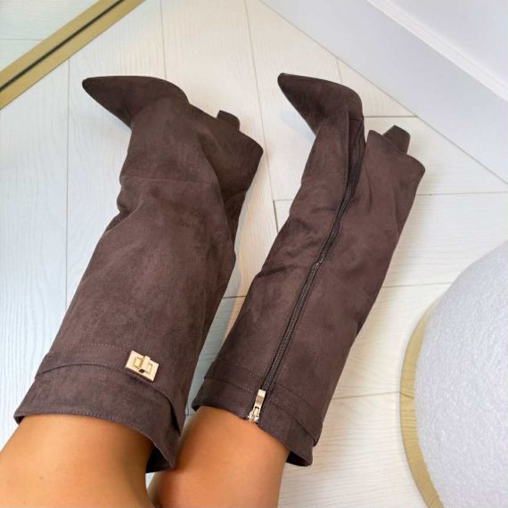 LOTTE SUEDINE SLEEVE LAARS CLS-370 BROWN