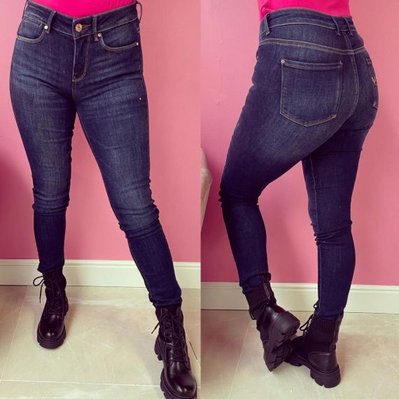 GUESS PUSH UP JEGGING MID BLUE W1RA03 D4AK1 ANOT 