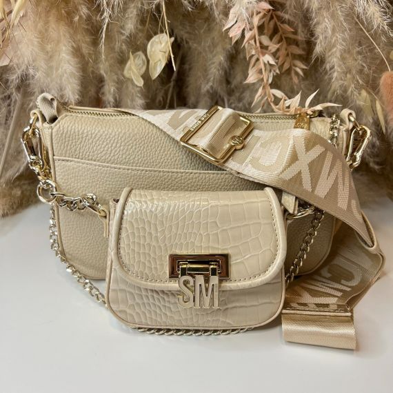 STEVE MADDEN CROSSBODY BAG BNAIM 1550 BONE