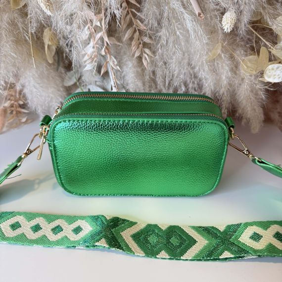 DUBBELE ZIP BAG 3069 GRASS GREEN