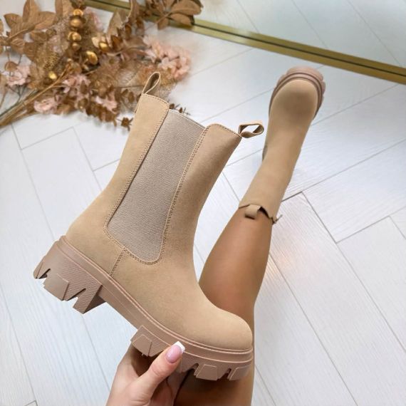 **ACTIE** SUEDINE BOOT KA23-8 KHAKI