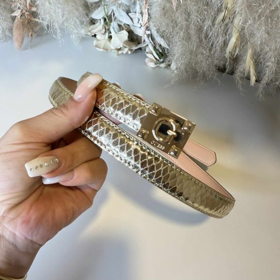 GUESS SNAKE BELT BW9274P5420 GOL GOLD