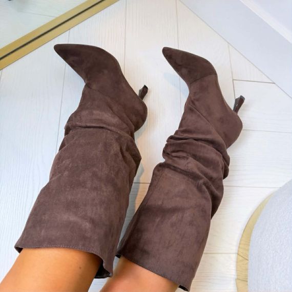 RAISSA SUEDINE HAK LAARSJE DES8101 BROWN/SUE**