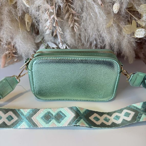 DUBBELE ZIP BAG 3069 D. GREEN