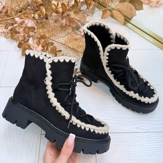 **LAATSTE MAAT 36** VETER PRETTY BOOT 168-578 BLACK