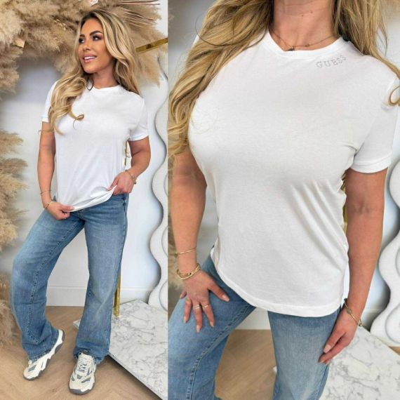 GUESS CALIDA T-SHIRT V5BI12K8FQ4 G011 WHITE