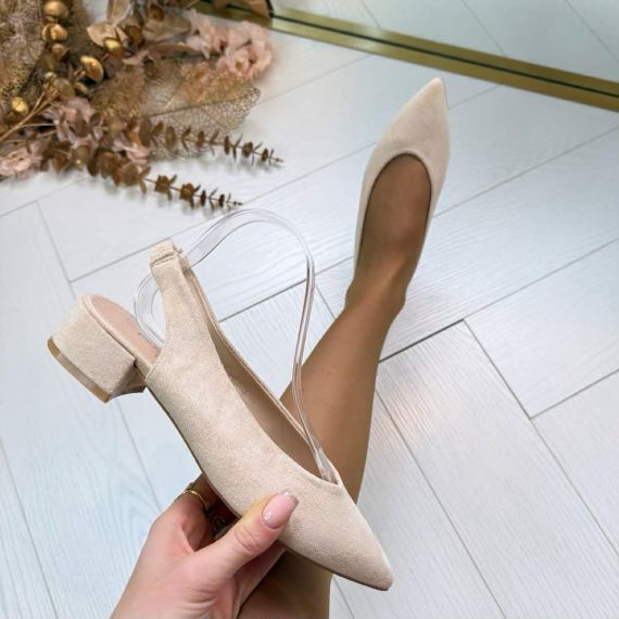 SUEDINE HAKJE AQ215 BEIGE