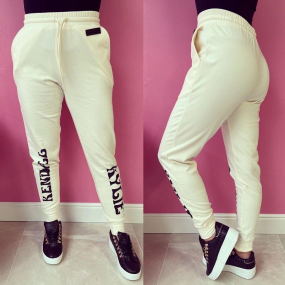 KENDALL + KYLIE JOGGER RE22-404 OFFWHITE