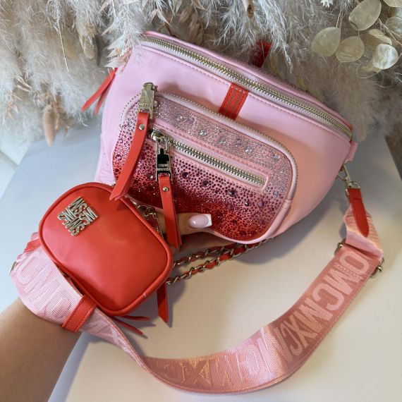 STEVE MADDEN BMISTI-P BAG 2326 PINK/RED