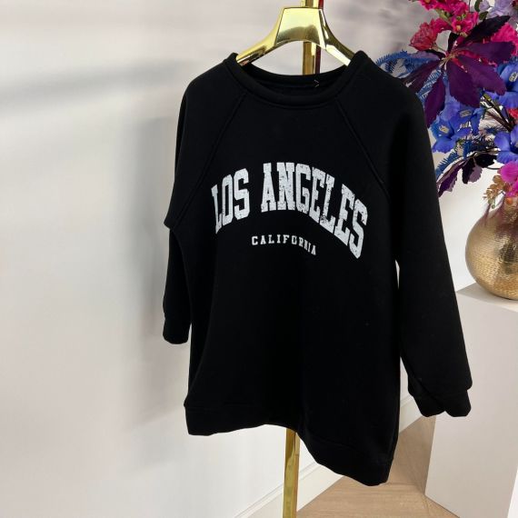 LOS ANGELES SWEAT/DRESS BLACK *WEB ONLY*