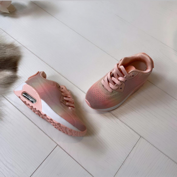 KIDS SNEAKER 206-3 PINK/COLOR *WEB ONLY*