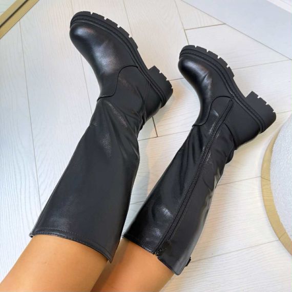 FENNA LONG BOOT RXJ-248 BLACK