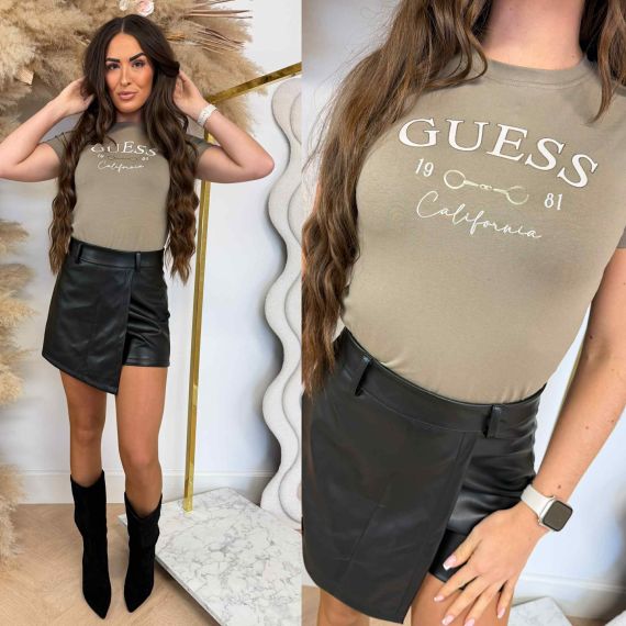 GUESS BEATRIZ TEE V6RI02J1314 G1O3 TAUPE