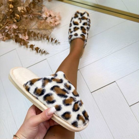 PRINTY PANTOFFEL XL-3726 OFF WHITE
