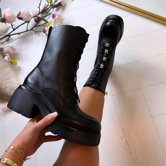 LIU JO CARRIE 02 ANKLE BOOT P0102 CALF BLACK 22222 *WEB ONLY*