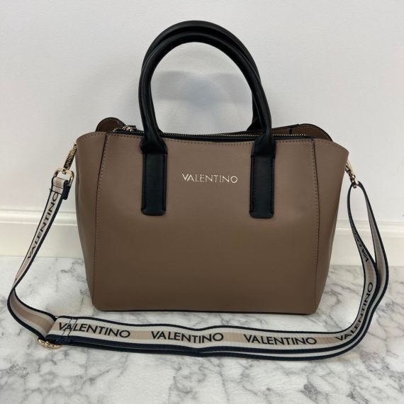 VALENTINO COUS TOTE TAUPE/NERO VBSMN02
