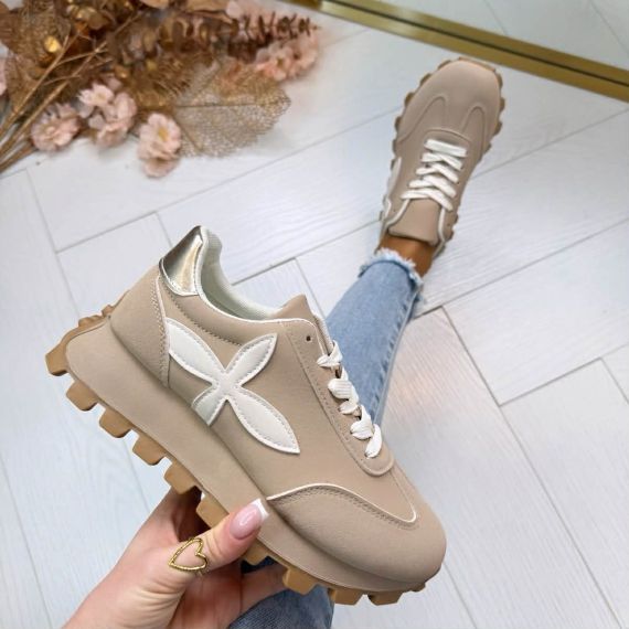 FLOWER SNEAKER WMR-10 KHAKI