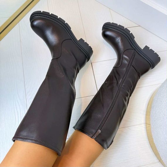 FENNA LONG BOOT RXJ-248 MARRON