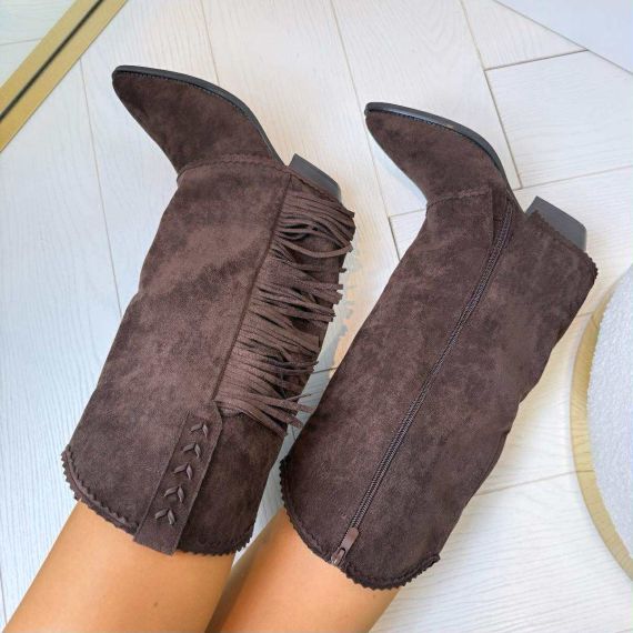 LIEKE FRINGE BOOT 1152 BROWN