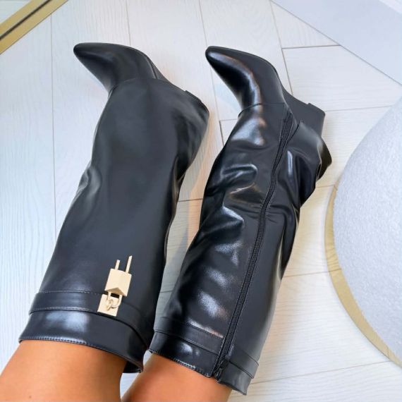 HAILY LAARS MET SLEEHAK DES8503 BLACK/PU