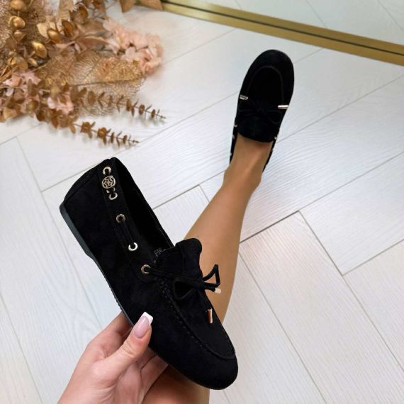 GUESS SUEDINE INSTAPPER FLPAISSUE14 BLACK