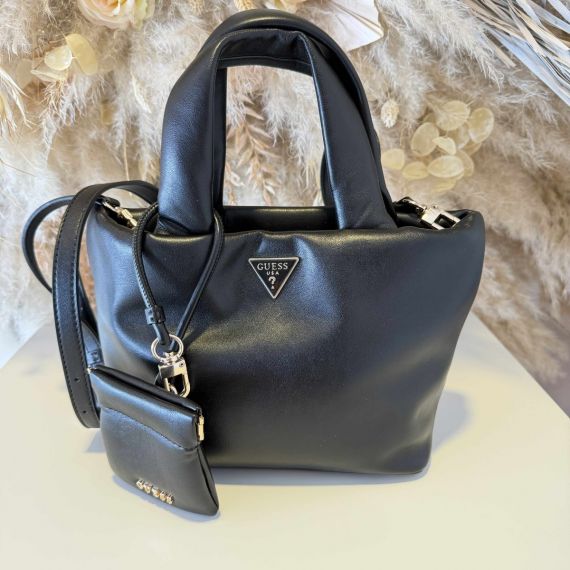 GUESS SUNETRA MINI TOTE BAG NG753475 BLACK