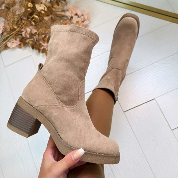 SUEDINE HAKBOOT KA23-27 KHAKI