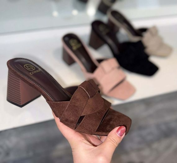 JENNA SLIPPER MET HAK CH941 BROWN