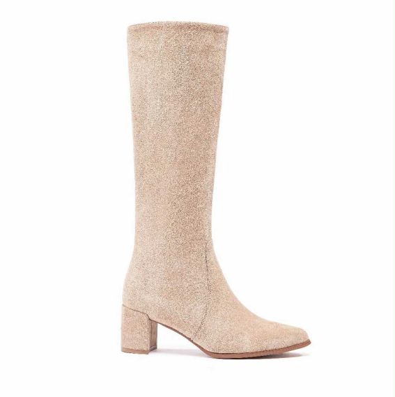 BESTIE SUEDINE HEEL DES8037 BEIGE/SUE