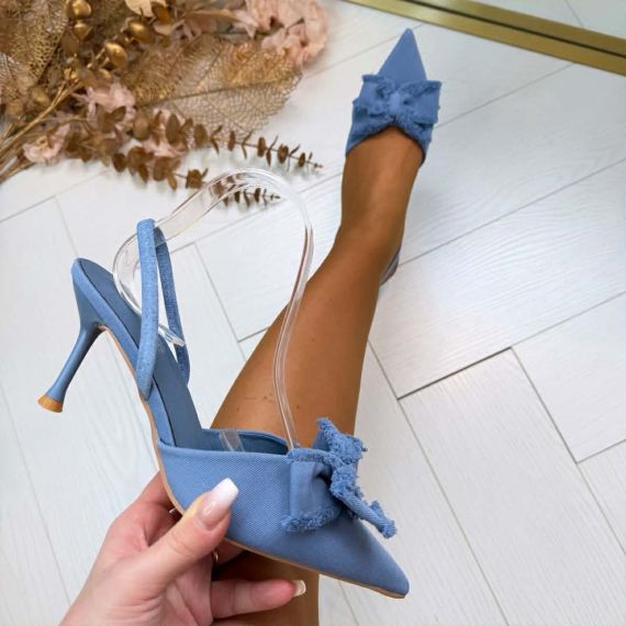 CUTE BOW HEEL 100-479 JEANS