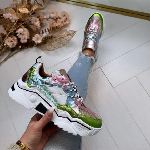 DWRS PLUTO HOLOGRAPHIC SNEAKER J5217-62 LT.PINK/HOLOGRAPH