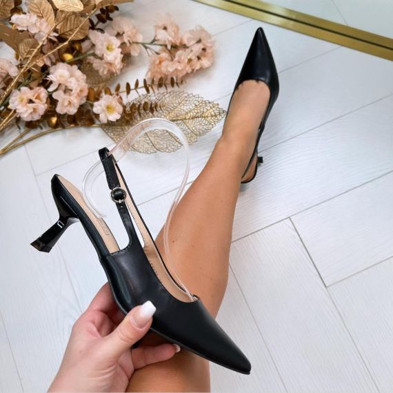 SMALL CLASSY HEEL LS-5476 BLACK