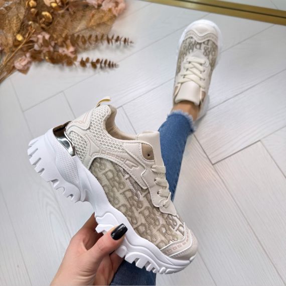 *SALE* RIANNE SNEAKER 24059 BEIGE *WEBONLY*