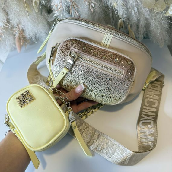 STEVE MADDEN BMISTI-P BAG 2326 BRN/YEL