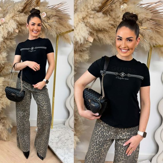 GUESS FEBE TEE V6GI06K22967 JBLK