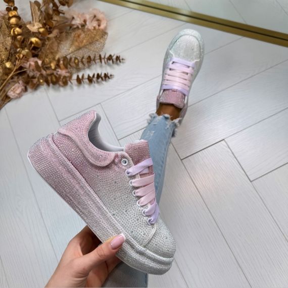 ALLOVER SHINE SNEAKER BL-576 PINK