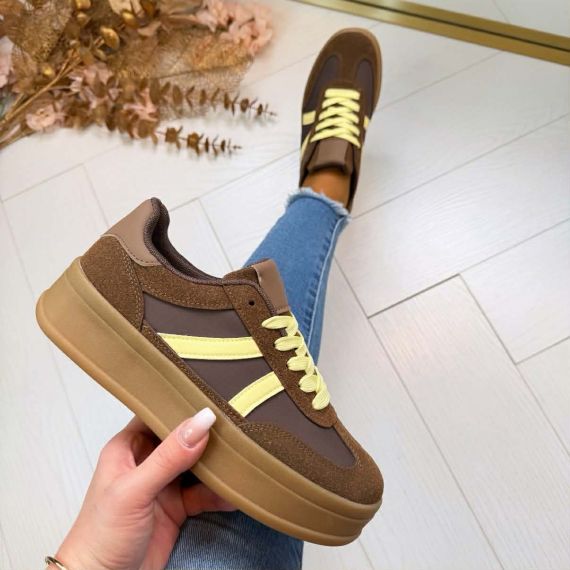 WENDY SNEAKER 8-265 BROWN