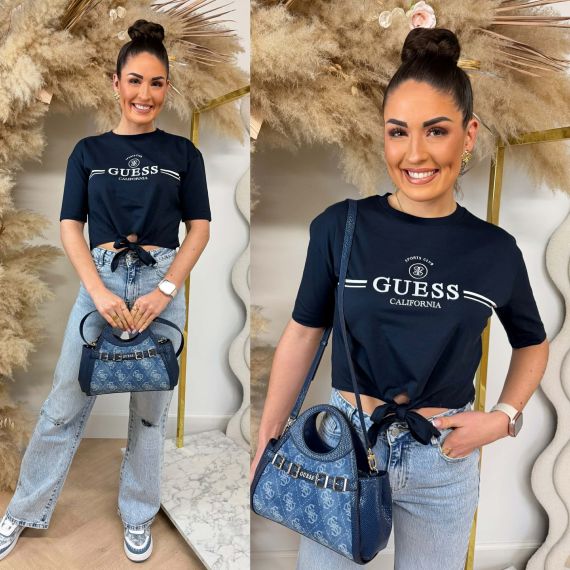 GUESS BOW TEE V6GI20K3509 A71W NAVY