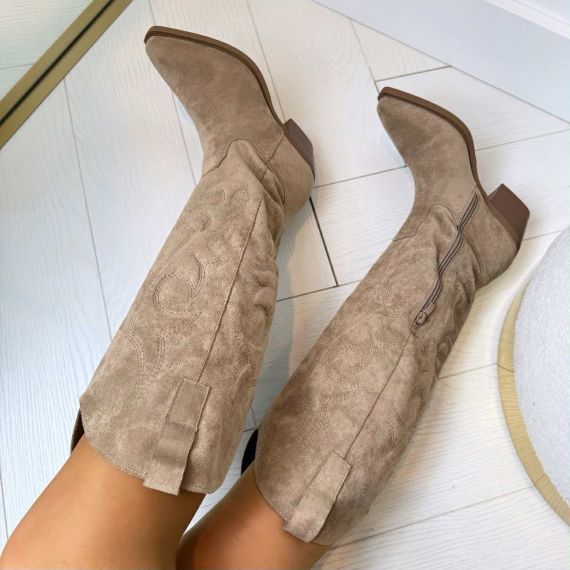 NIKKI COWBOY LAARS 2557A KHAKI