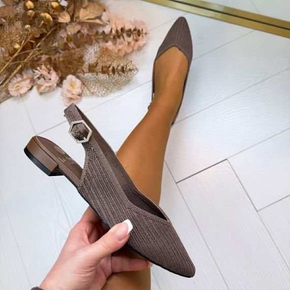 LA STRADA INSTAPPER 2501237-9020 DK BROWN/BRONZE KNITTED