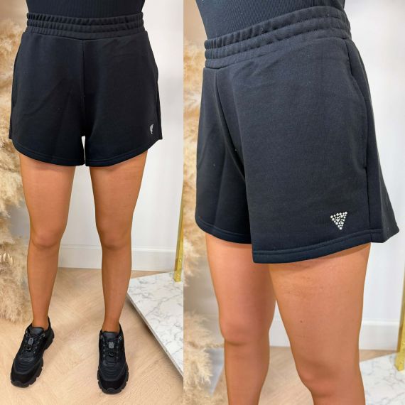 GUESS SILVY SHORT V6GD14K3090 JBLK