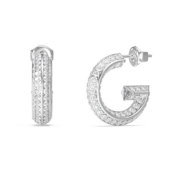 GUESS G STONES EARRING JUBE05444JWRHT/U SILVER