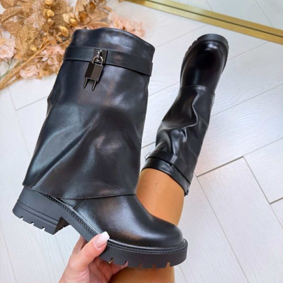 NEW LOCK BOOT XJ-918 BLACK