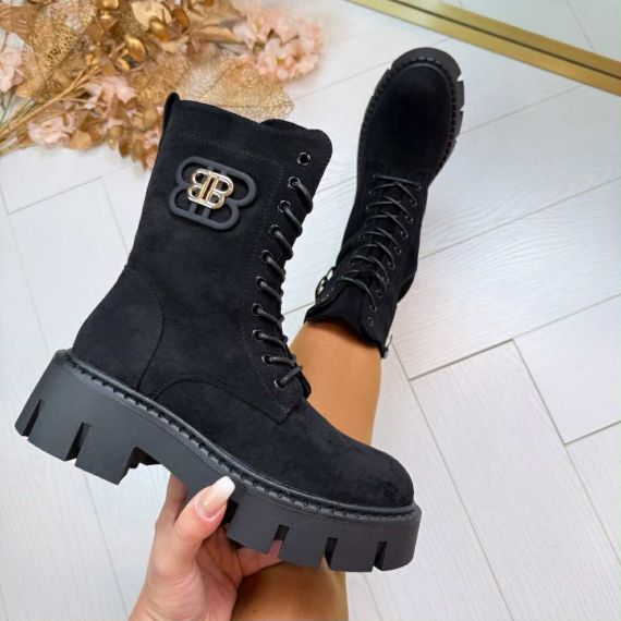 BRIGITTE BOOT DES833 BLACK/SUE**