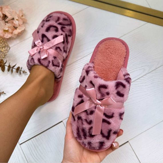 LEOPARD PANTOFFEL 9233-22 PINK