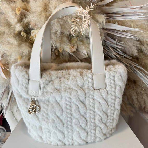 LIU JO VERRY SHOPPING BAG AF5154 E0305 NEUTRO